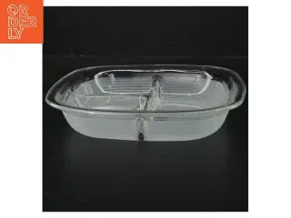 Glasfad med tre sektioner (str. 21 cm)