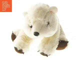 Plys isbjørn fra Minifeet (str. 21 cm)