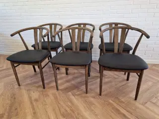 Nye stole med ægte læder 