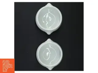 Hvide porcelænsskåle fra Royal Copenhagen (str. 12x4 cm)
