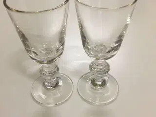 3 stk. Holmegaard Berlinoir Snapseglas