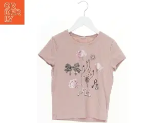 T-shirt med print fra Lindex (str. 146)