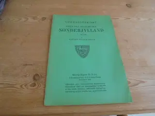 Oversigtskort, det historiske Sønderjylland – 1945