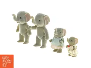 Elefantfigurer fra sylvanian (str. 5 cm til 9 cm høj)