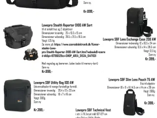 Lowepro udstyr