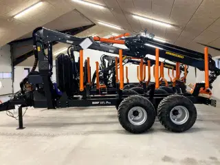 BMF 10 tons skovvogn med 7,2 m kran