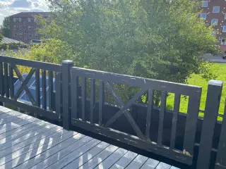 Hegn til terrasse