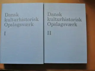 dansk kulturhistorisk opslagsværk 1-2, red. af eri