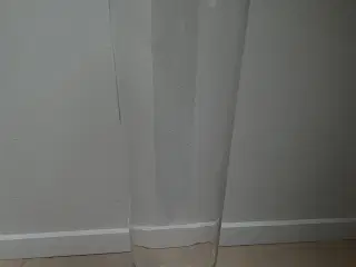 Gulvvase i klart glas ,70 cm høj