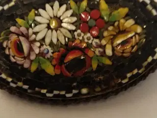 Antik MILLE FIORI broche fra Murano