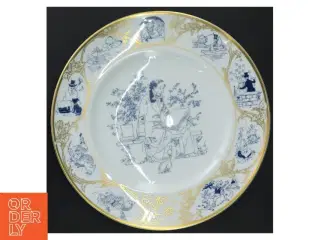Dekorativ samletallerken fra Copenhagen Porcelon (str. Ø, 24 cm)