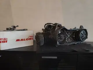  125cc minarelli 4VP motor med kick og blæse