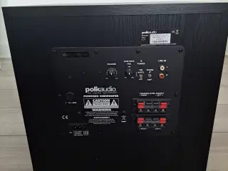 Næsten ubrugt Polk Audio PSW 10e Subwoofer.