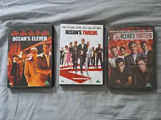 Ocean's 11, 12 og 13 DVD