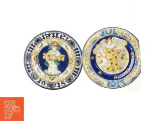 Aluminia juleplatter 1917 og 1918 (str. 30 cm)