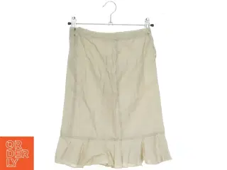 Beige nederdel med flæsekant fra Pretty Sille (str. 122)