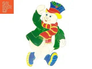 Dekorativ vintage snemandsfigur (str. 36x21 cm)