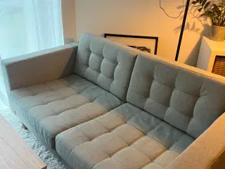 Flot, grøn sofa 