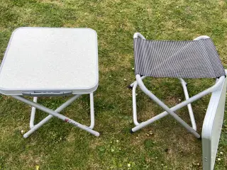 Campingskammel/bord