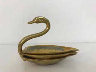 Vintage messing svane