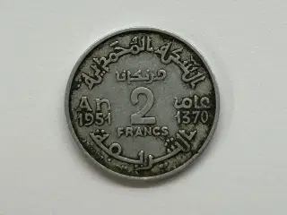 2 Francs 1951 Morocco