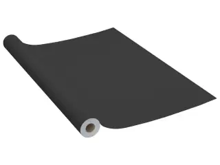 Selvklæbende folie til møbler 500x90 cm PVC sort