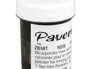 Paver Color, sort, 40ml/ 1 ds.