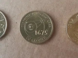 20Kr mønter fra 2013 2017 2022 50 års jubilæum osv