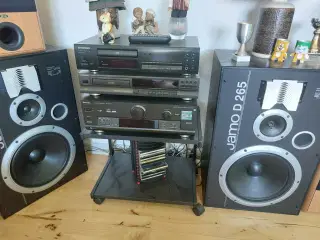 Technics komplet  anlæg  med højtaler 