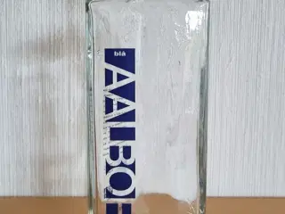 Snapsflaske - Blå Aalborg
