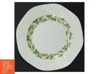 Decorerede porcelænstallerkener fra Avafenixco Limoges POMPEYA (str. Ø. 18 cm. 2 styk)