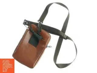Brun skuldertaske (str. 20 x 14 cm)