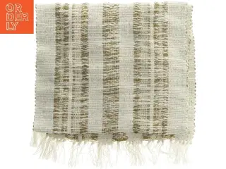Vævet tæppe med frynser (str. 40x140 cm)