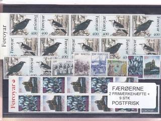 Færøerne - 2 Frimærkehæfter + 9 Stk. - Postfrisk