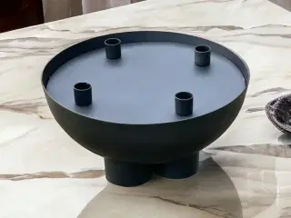 Nordal, PICO lysestage, jern, sort, Ø27 cm