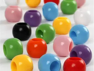 Kongoperler, diam. 10 mm, hulstr. 4,5 mm, 65 g, 110ml/ 1 pk.