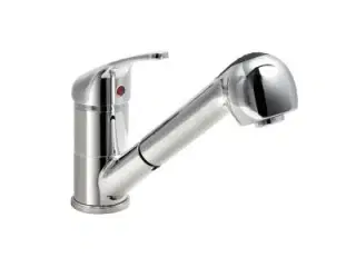  Køkkenarmatur med Udtræk og 2 Stråletyper