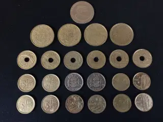 Mønter, pesetas