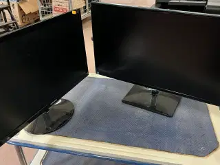 2 Stk. Skærme 24" + 27" SAMSUNG