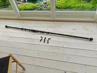 Gardinstang med patina-look