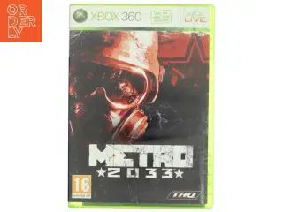Metro 2033 Xbox 360 Spil fra THQ