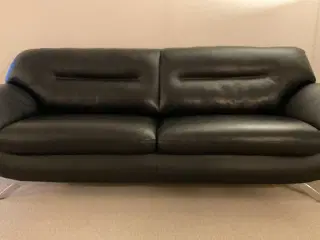 Lædersofa 3 personers