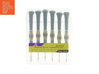 Mini skruetrækker sæt med 6 dele (str. 15x12 cm)