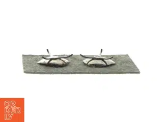 SølvLysestager til kertelys 2 stk. (str. 6 X 6cm)