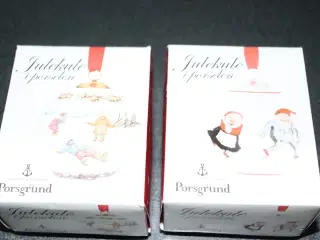 2 Porsgrund julekugler