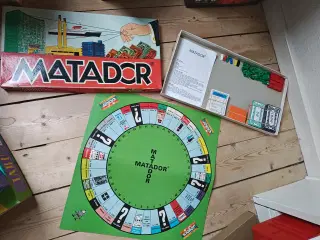 Gammelt Retro Matador Brætspil med Carlsberg