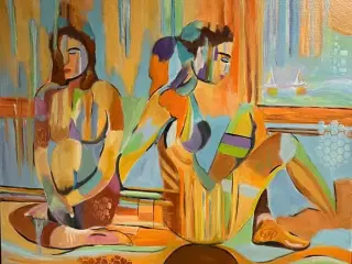 Abstrakt maleri 