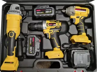 Batteri værktøjssæt 36 volt 5.0 Ah.