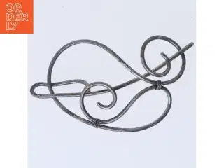 Metal hårspænde (str. 12 cm)
