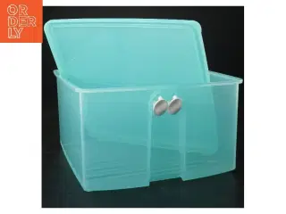 Køleskabsæske med låg fra Tupperware (str. 21 x 21 x 12 cm)